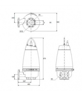 Погружной дренажный насос Grundfos SEV.80.80.40.4.51D 96047797_2