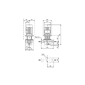 Центробежный одноступенчатый насос Grundfos TP 80-330/2 96108722_2