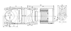 Циркуляционный насос с мокрым ротором Grundfos MAGNA 1 40-100 F 99221304 99221304_3