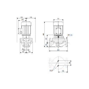 Центробежный одноступенчатый насос Grundfos TP 40-230/2 98066916_4