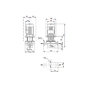 Центробежный одноступенчатый насос Grundfos TP 50-290/2 96087196_4