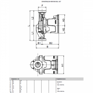 Насос циркуляционный бытовой DAB EVOSTA2 20-105/130 SOL PWM 1/2″_3