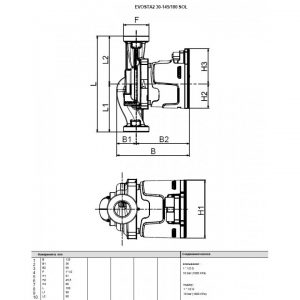 Насос циркуляционный бытовой DAB EVOSTA2 30-145/180 SOL 60188432_2