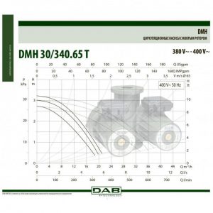 Насос циркуляционный промышленный DAB DMH 30/340.65 T 505950622_2