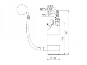 Колодезный насос Grundfos SB 3-45 AW 92712346_2