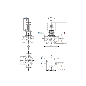 Центробежный одноступенчатый насос Grundfos TP 150-660/4 98736598_4