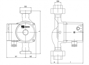 Насос Ebara Ego T 32/80-180 1576000070_2