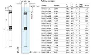 Погружной насос 3″ MINI ECO 1-35 (0,25 кВТ, 20 м) 38349_2