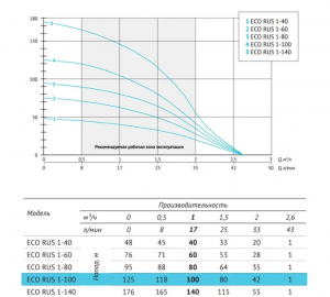 Погружной скважинный насос ECO RUS 1-100 (0,75 кВт, 1 м) 38974_2